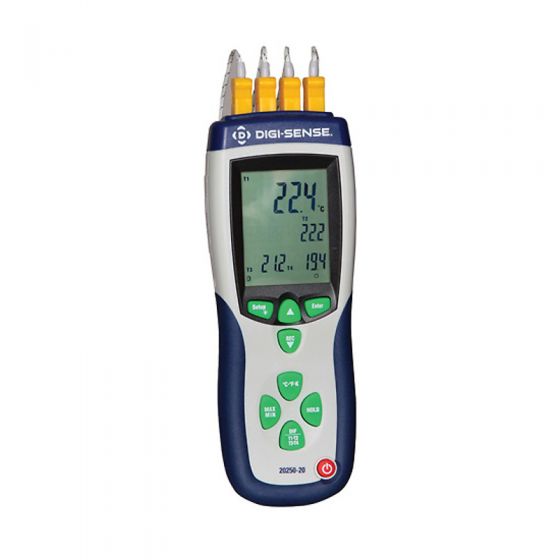 Digi-Sense 20250-20 Pro 4-Input Data Logging T/C Thermometer