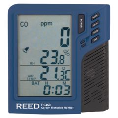 Reed Instruments R9450 Carbon Monoxide Monitor with Temperature and Humidity R9450  