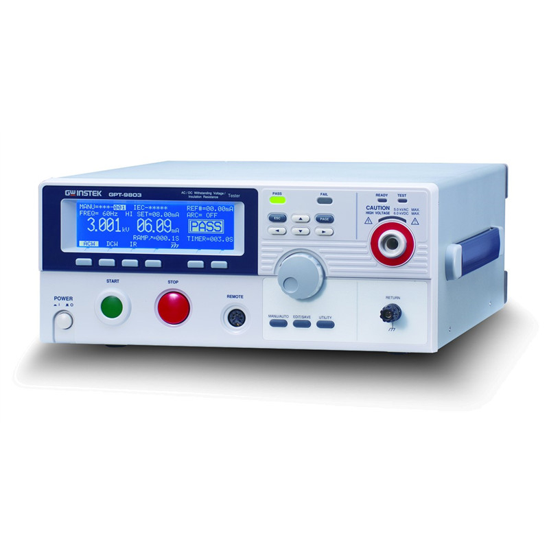 GW Instek GPT-9802 5000V AC - 6000V DC Hipot Tester and Safety Analyzer